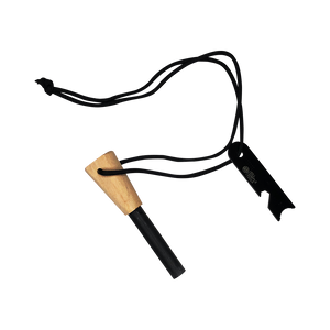 Ferro Rod Firestarter and Striker (w Lanyard) - Ahead Outdoor
