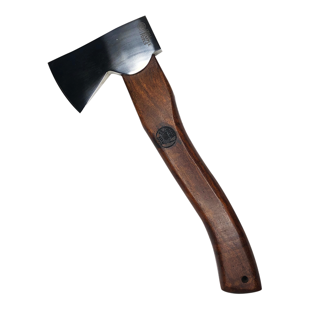 Little Feller Polished Mini Axe (with Sheath) - Ahead Outdoor