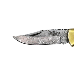 Woody Damascus Folder - Ahead Outdoor
