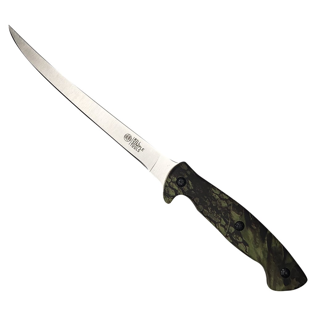 Waterman Camo Fixed Filet Knife - Ahead Outdoor
