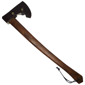 The Woodsman Felling Polished Axe 26" Mahogany Handle - Ahead Outdoor