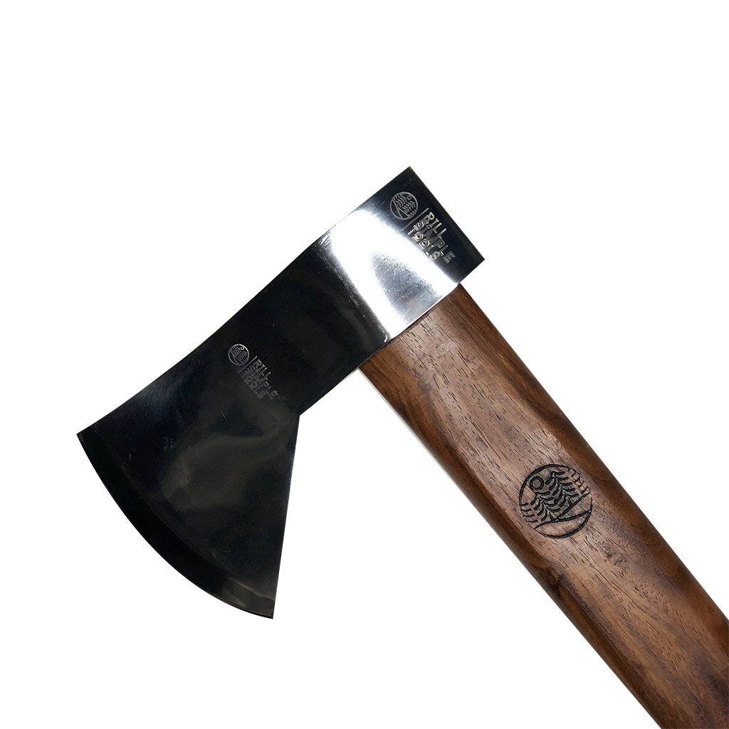 The Woodsman Felling Polished Axe 26" Mahogany Handle - Ahead Outdoor