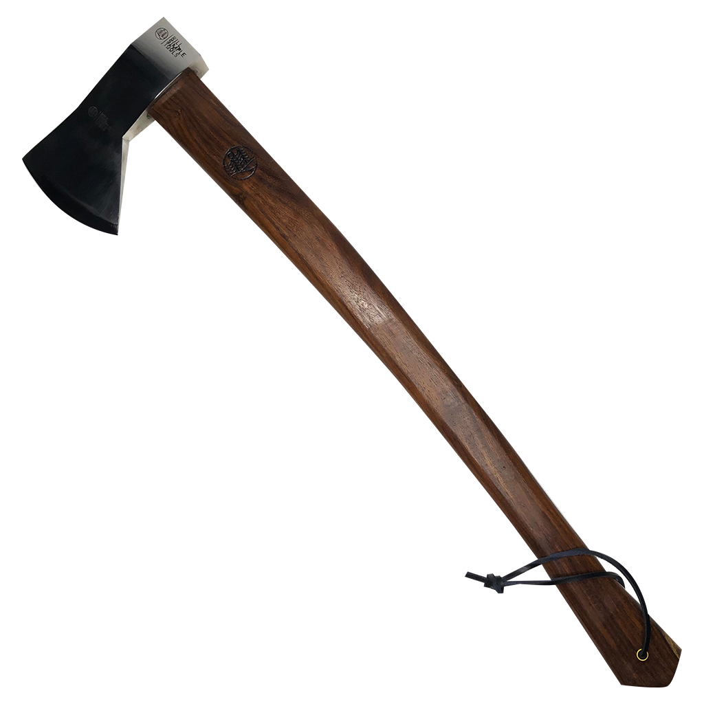 The Woodsman Felling Polished Axe 26" Mahogany Handle - Ahead Outdoor
